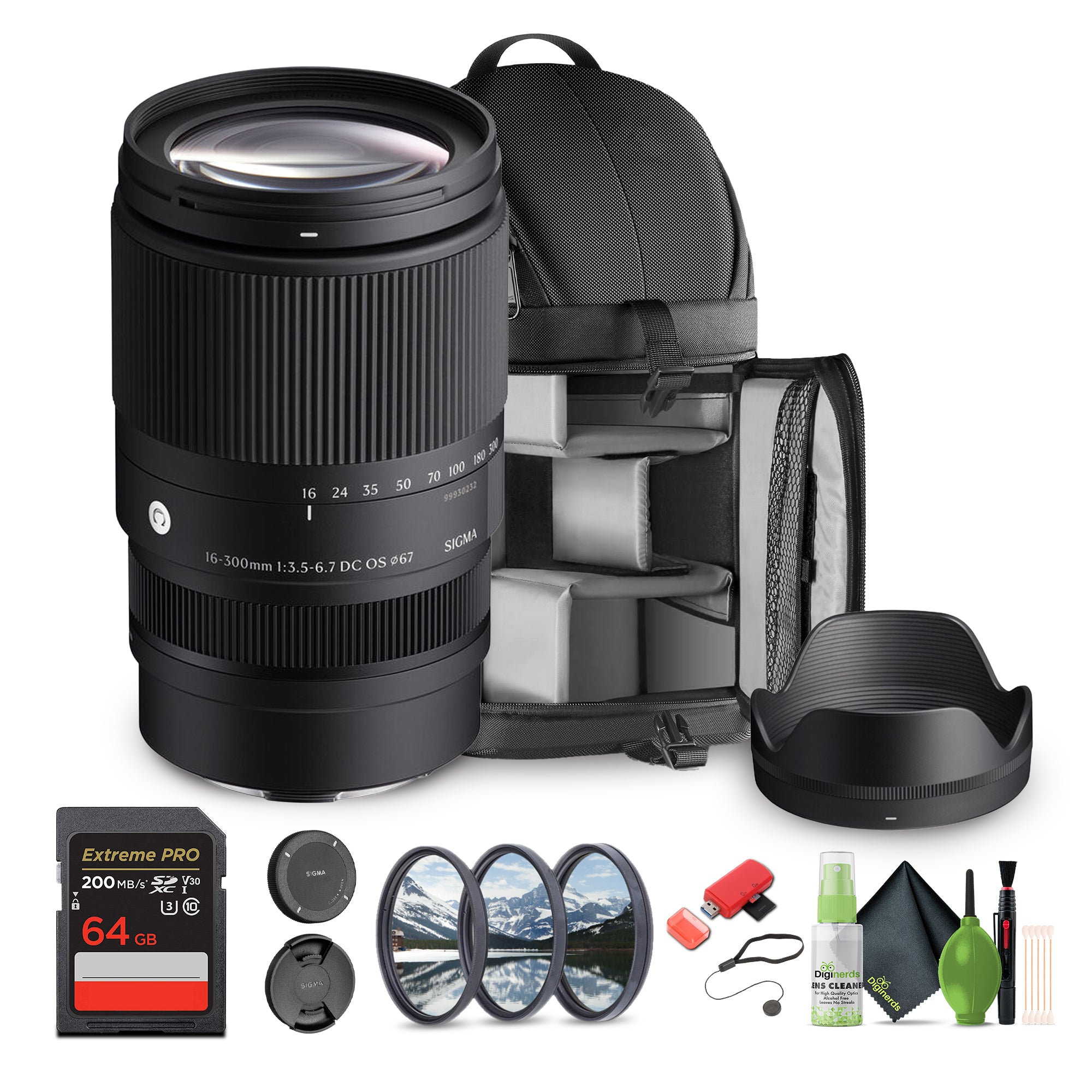 Sigma 16-300mm f/3.5-6.7 DC OS Contemporary Sony E Bundle 2