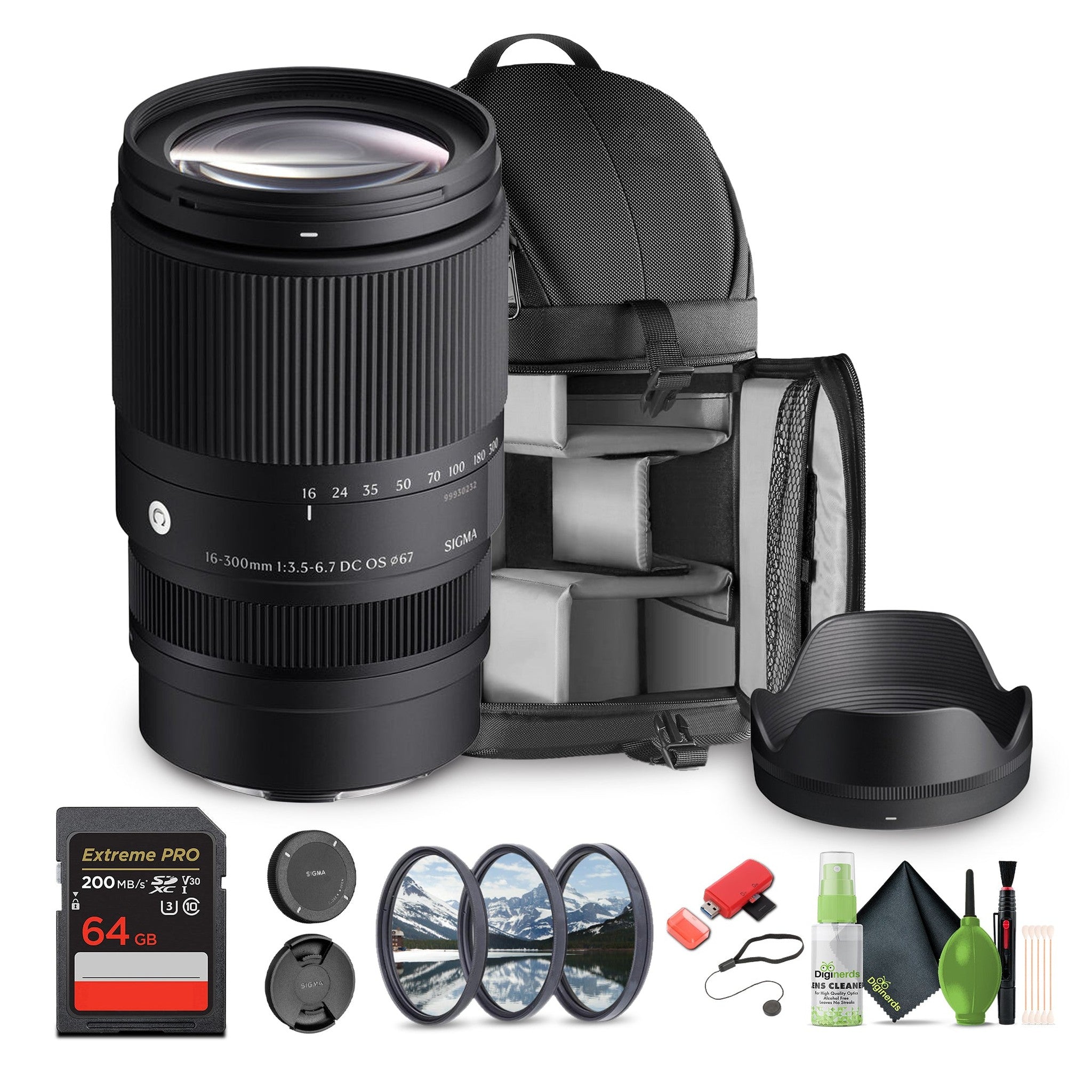 Sigma 16-300mm f/3.5-6.7 DC OS Contemporary Sony E Bundle 2