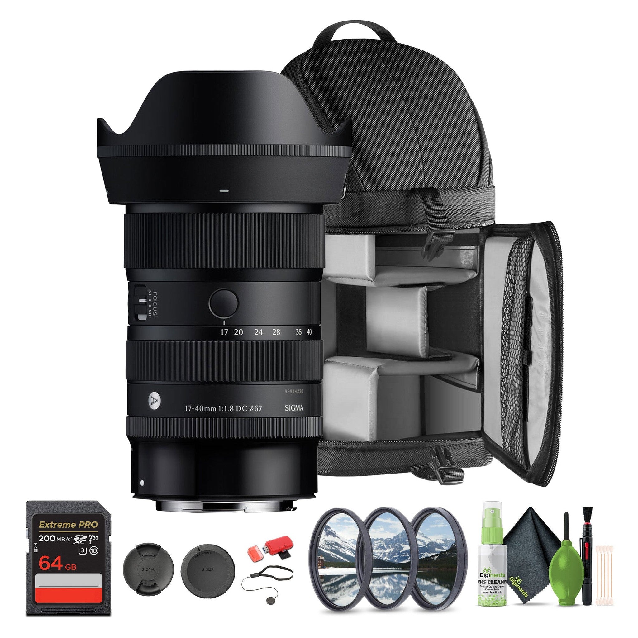 Sigma 17-40mm f/1.8 DC Art Lens Canon RF Bundle 1