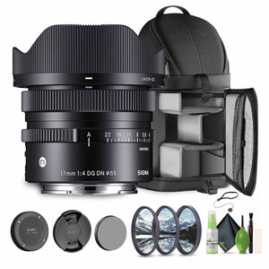 Sigma 17mm f/4 DG DN Contemporary Sony E Bundle