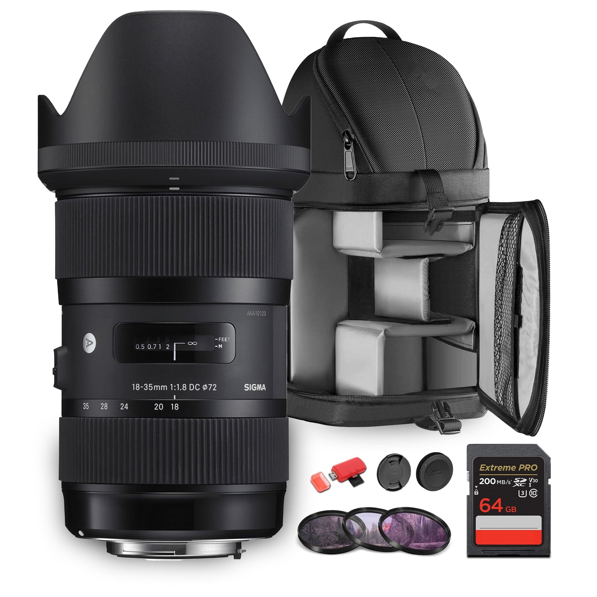 Sigma 18-35mm f/1.8 Canon EF Bundle