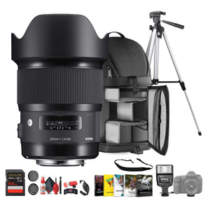 Sigma 20mm f/1.4 DG HSM Art Lens for Sony E Mount Bundle Sigma