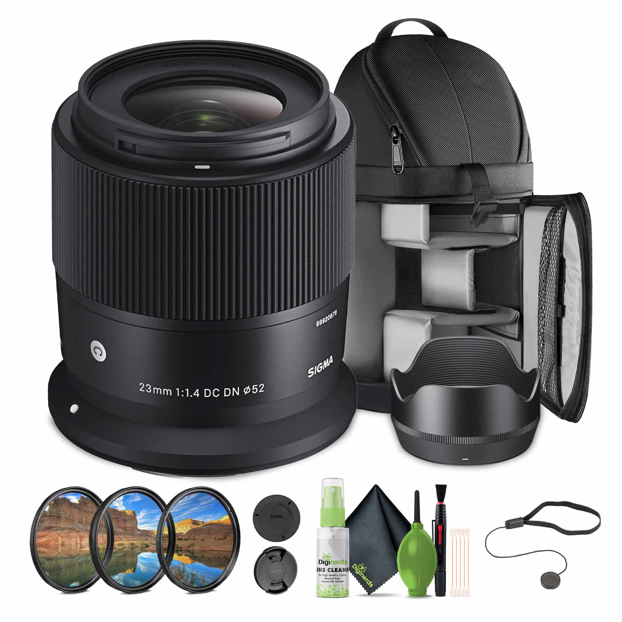 Sigma 23mm f/1.4 DC DN Contemporary Canon RF Bundle