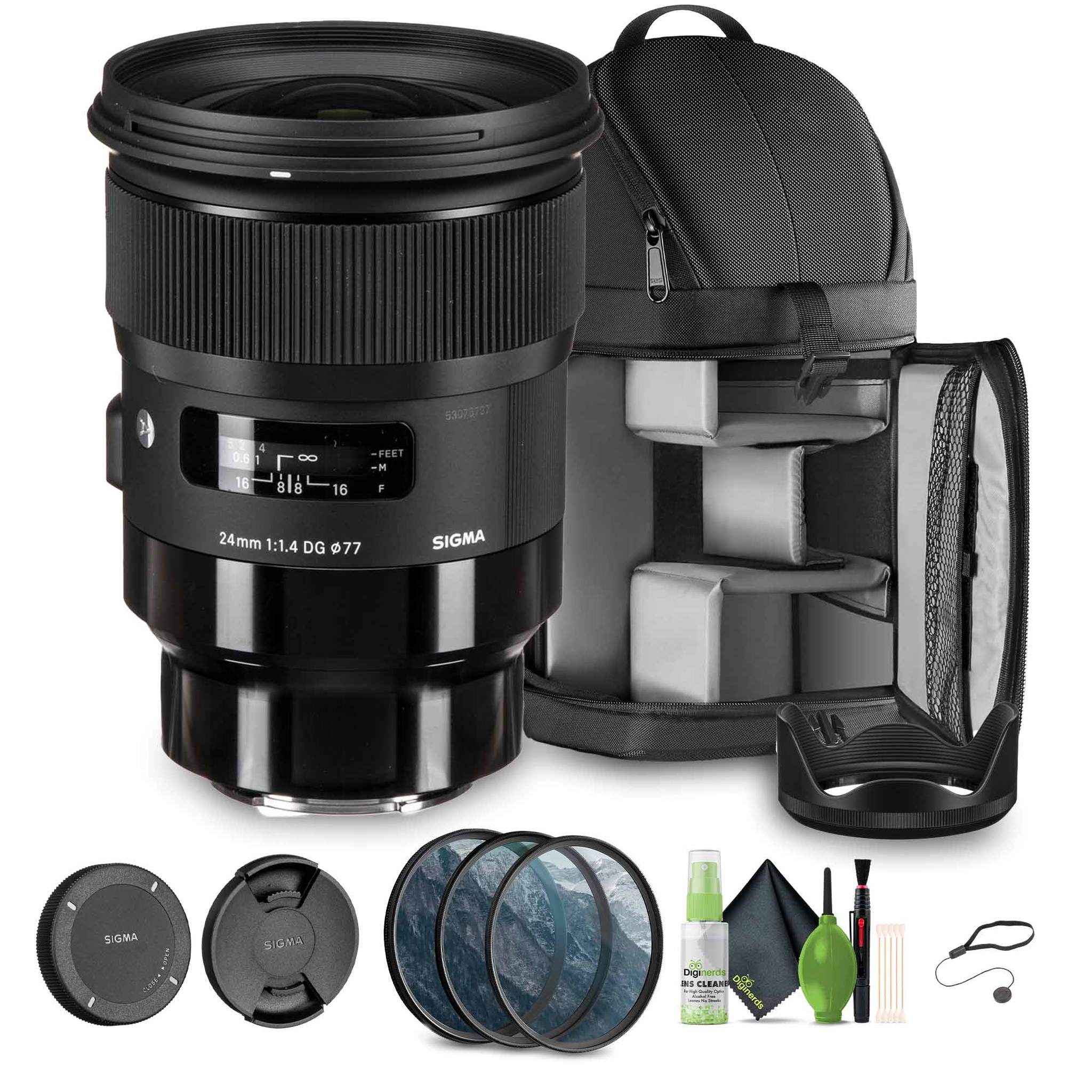 Sigma 24mm f/1.4 DG HSM Art Sony E Mount Bundle