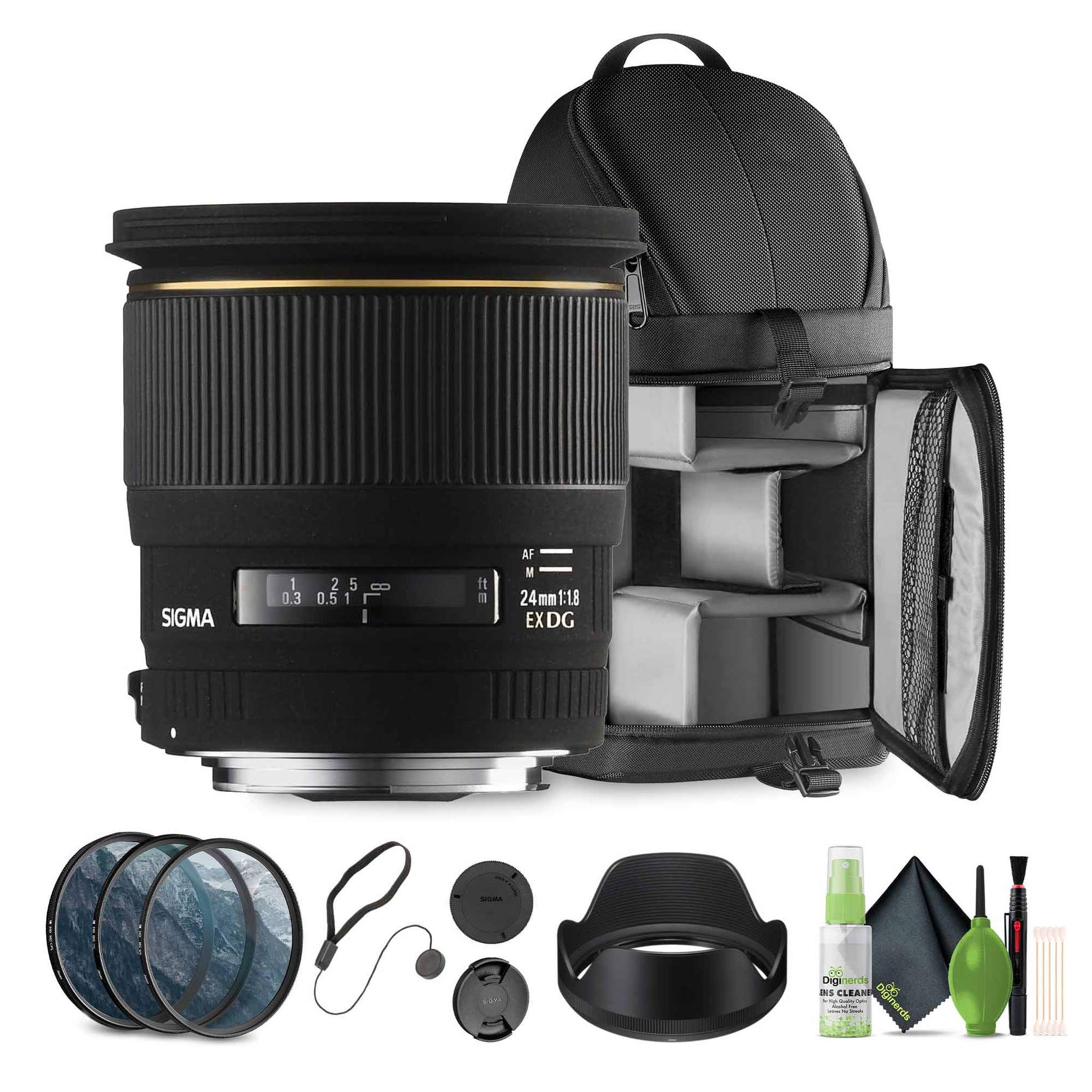 SIGMA 24MM F1.8 EX-DG Canon Bundle