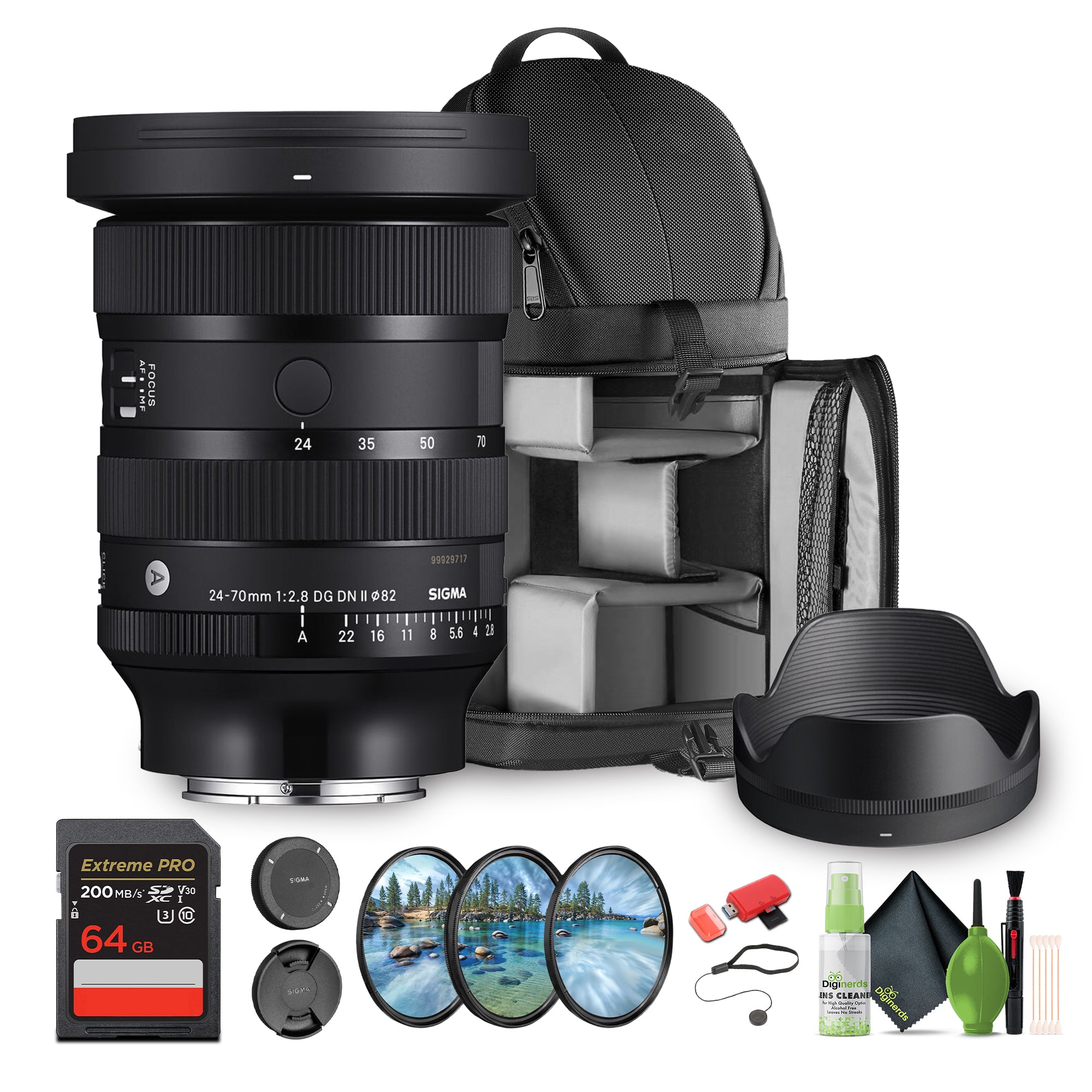 Sigma 24-70mm f/2.8 DG DN II Art Sony E Bundle 2