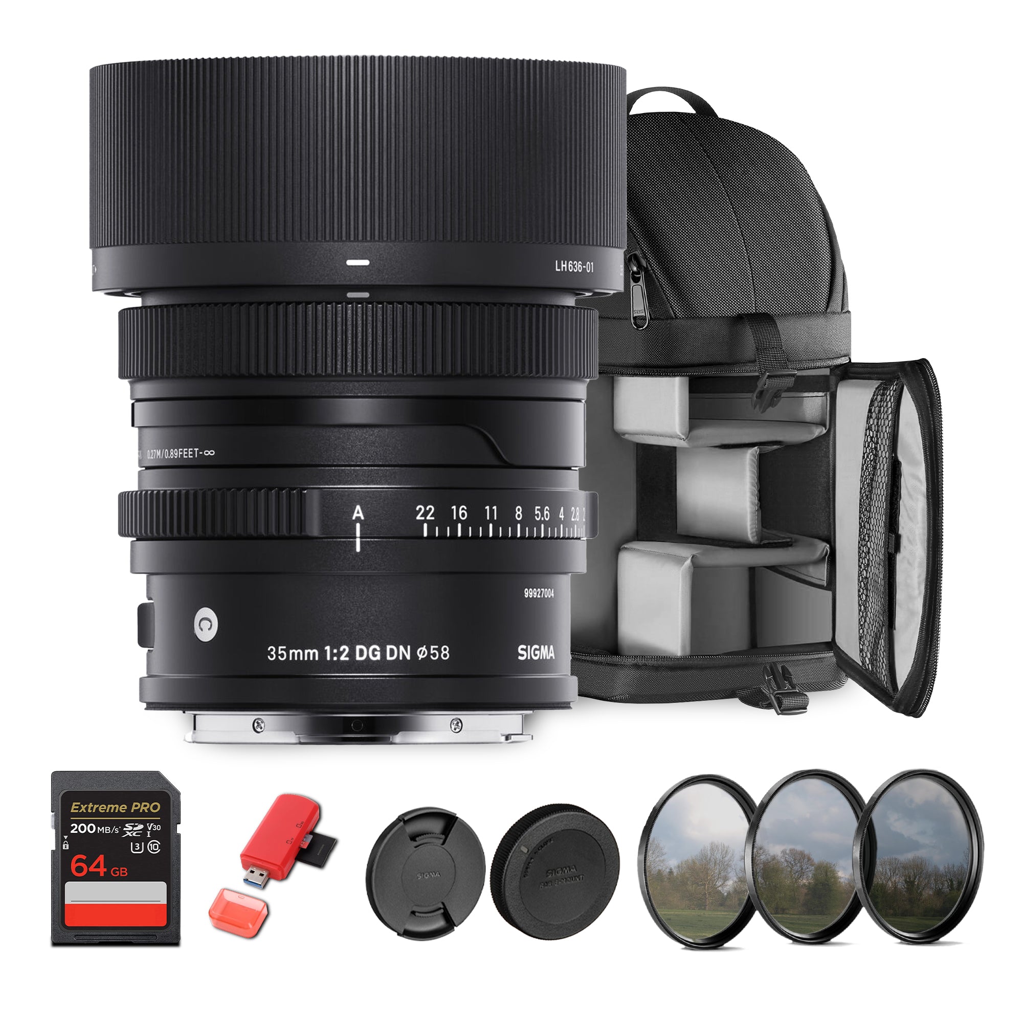 Sigma 35mm f/2 DG DN Sony E Bundle