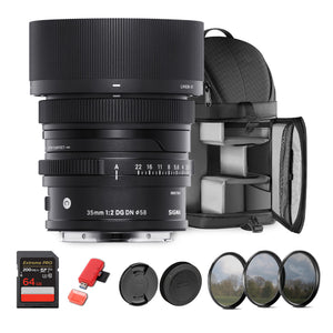 Sigma 35mm f/2 DG DN Sony E Bundle