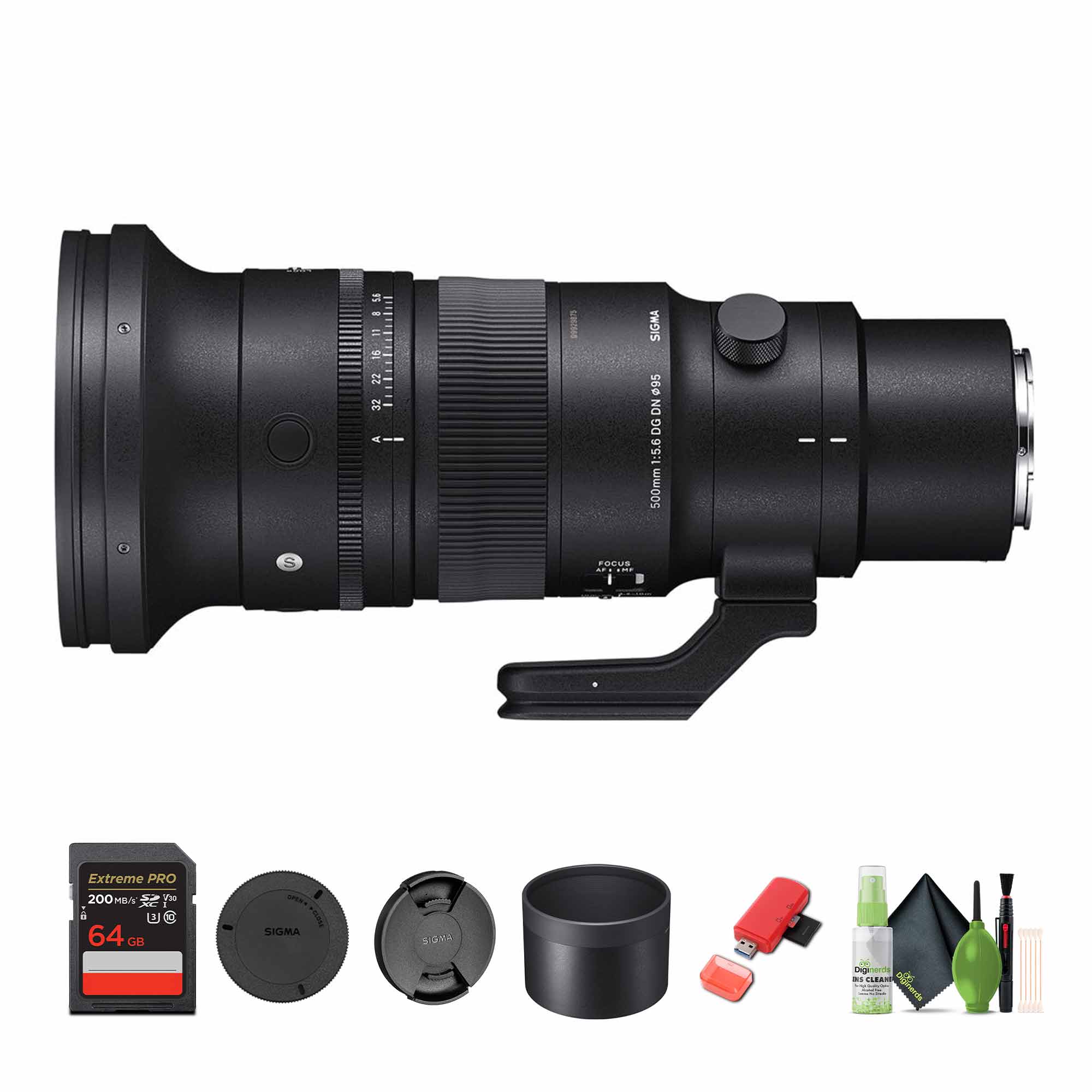 Sigma 500mm f/5.6 DG DN OS Sports Sony E Bundle MEM C