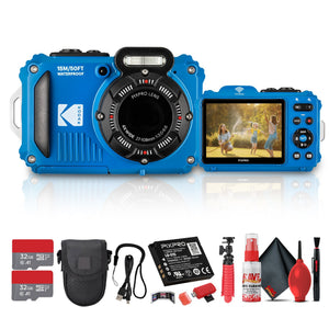 Kodak PIXPRO WPZ2 Digital Camera Blue Waterproof, Shockproof & Dustproof Camera