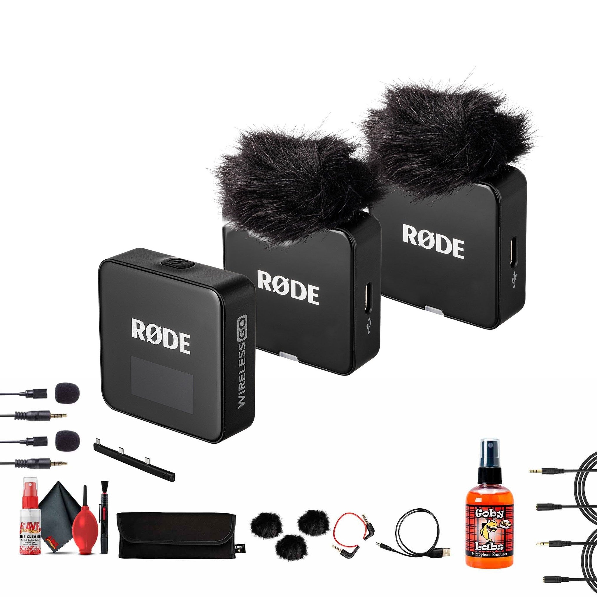 Rode Wireless GO III 2-Person Compact Digital Wireless Microphone System/Recorder + More
