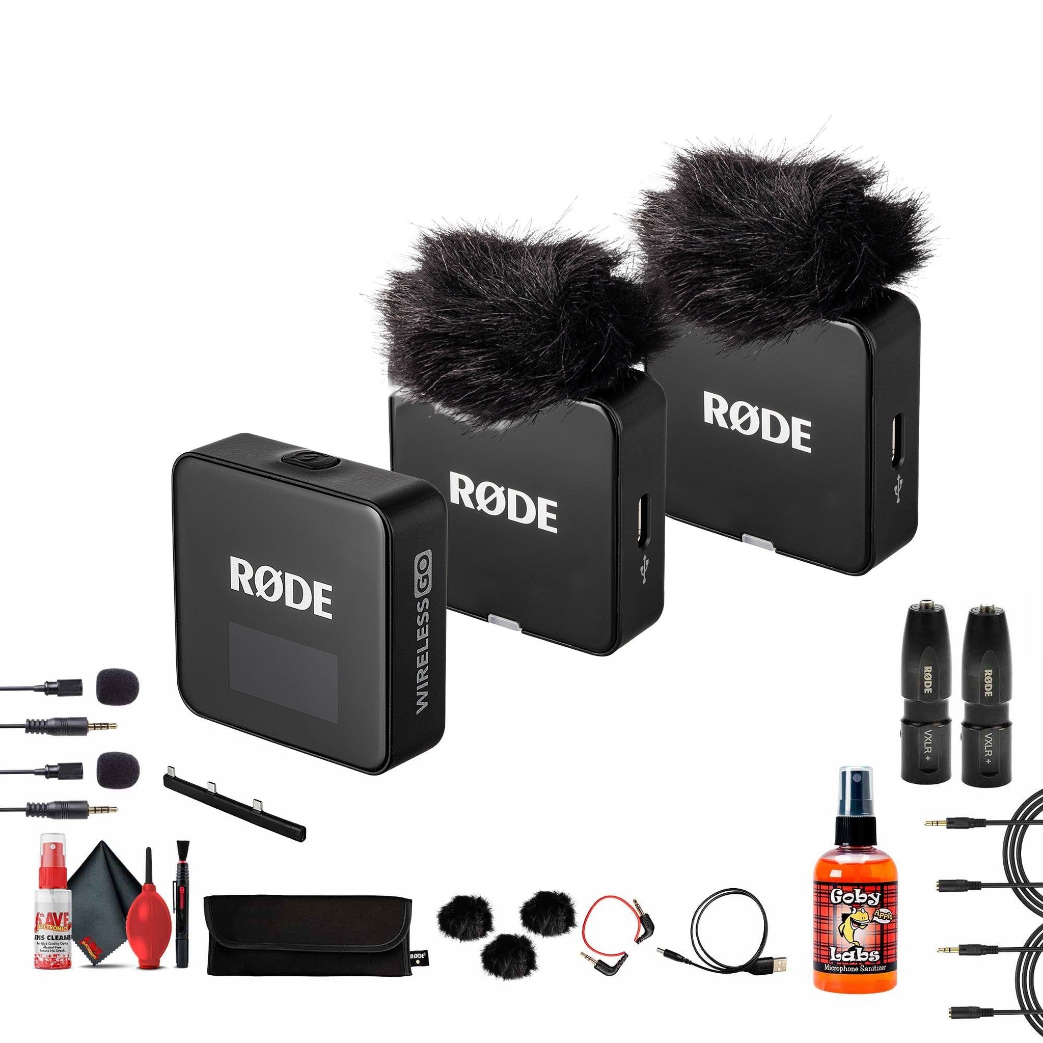Rode Wireless GO III 2-Person Compact Digital Wireless Microphone System/Recorder + More