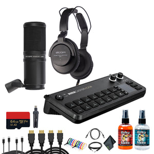 RODECaster Video All-in-One Production Console + Studio Headphones + Microphone + More