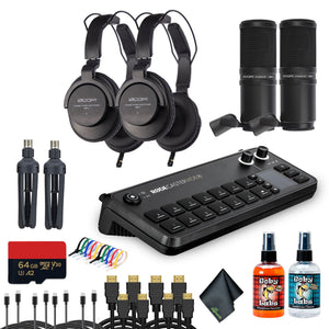 RODECaster Video All-in-One Production Console + Studio Headphones + Microphone + More