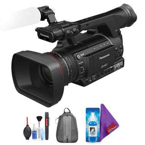 Panasonic AG-HPX250 P2 HD Handheld Camcorder + Pro Accessories Bundle