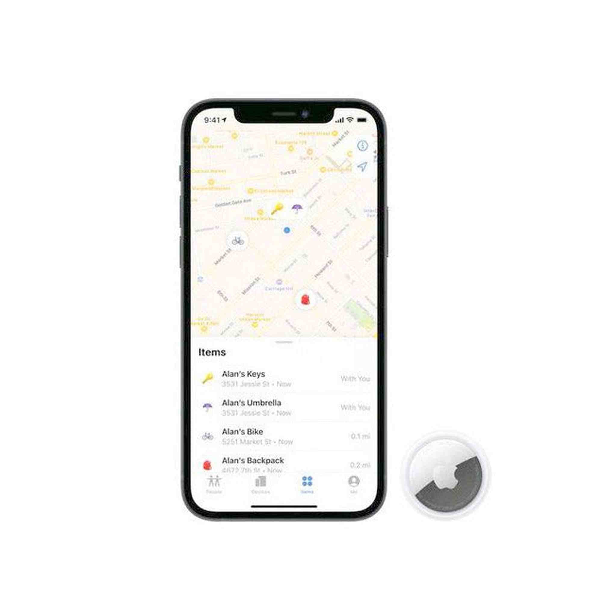 Apple AirTag 4 Pack - Refurbished Apple