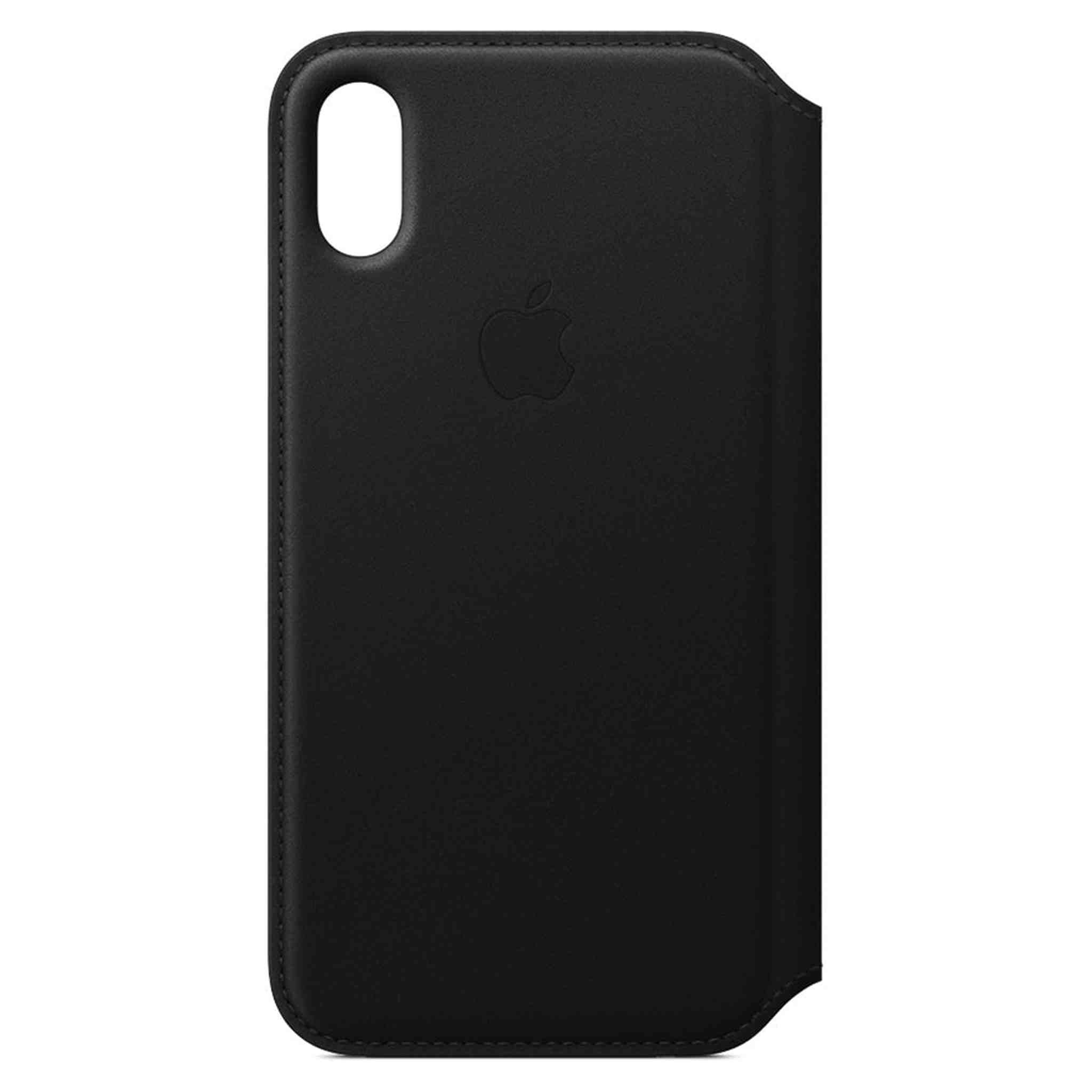 Apple iPhone X Leather Folio - Black - Refurbished Apple
