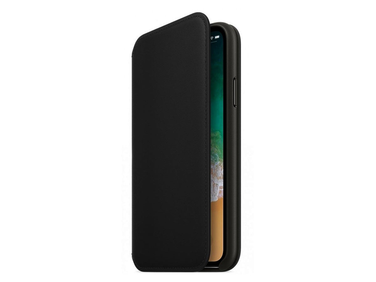 Apple Leather Folio (for iPhone X) - Black