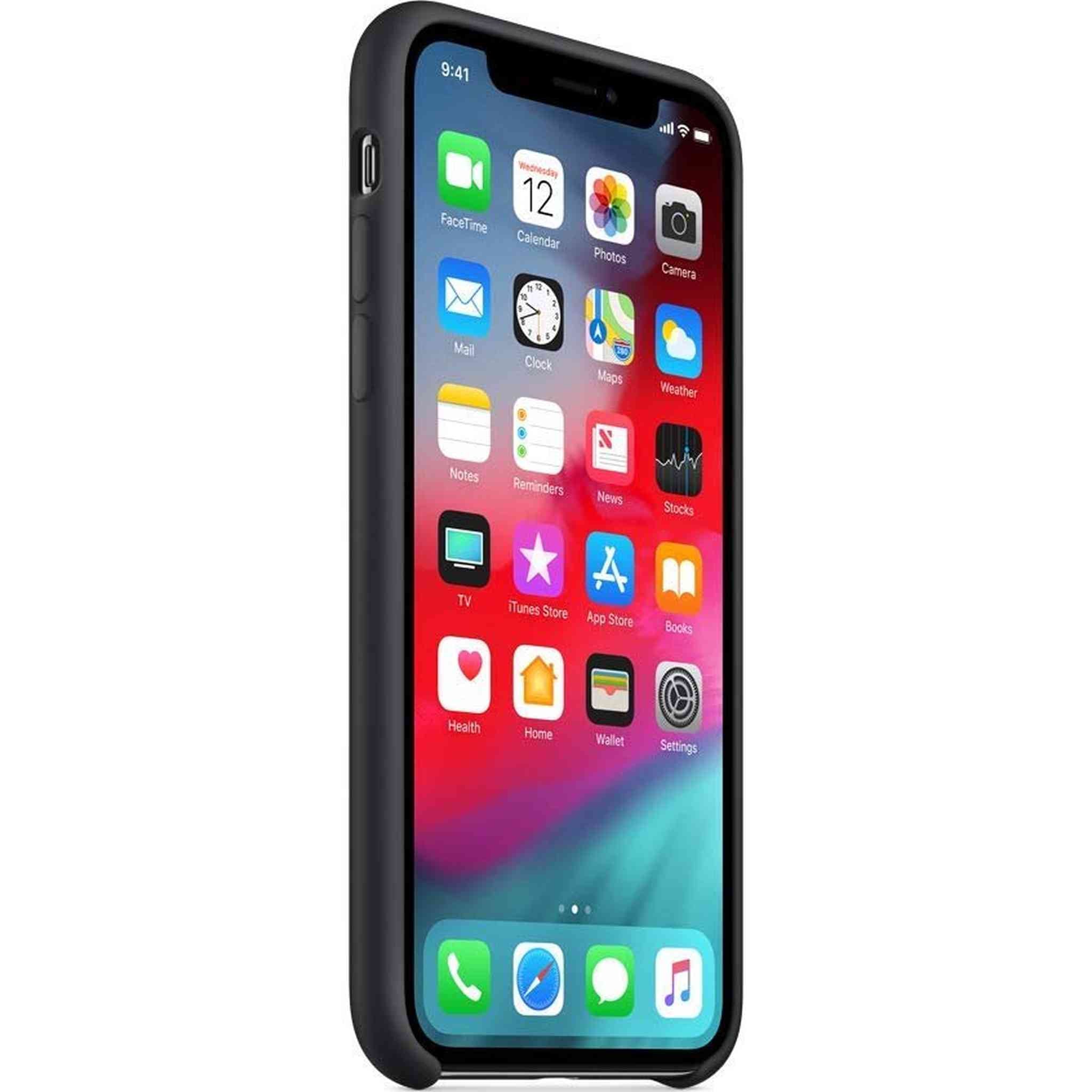 Apple Silicone Case for iPhone X - Black