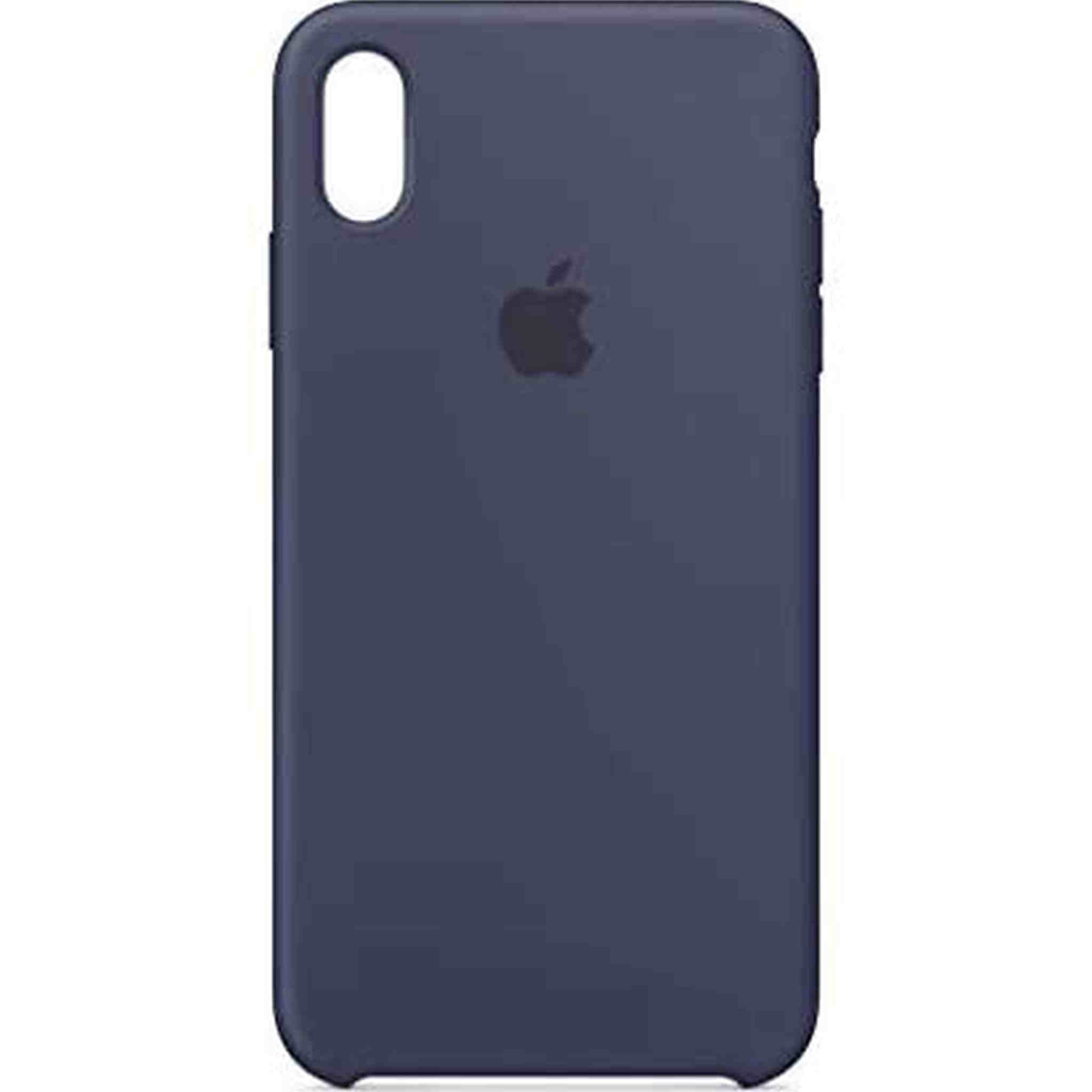 Apple Silicone Case for iPhone Xs Max - Midnight Blue - Used Apple