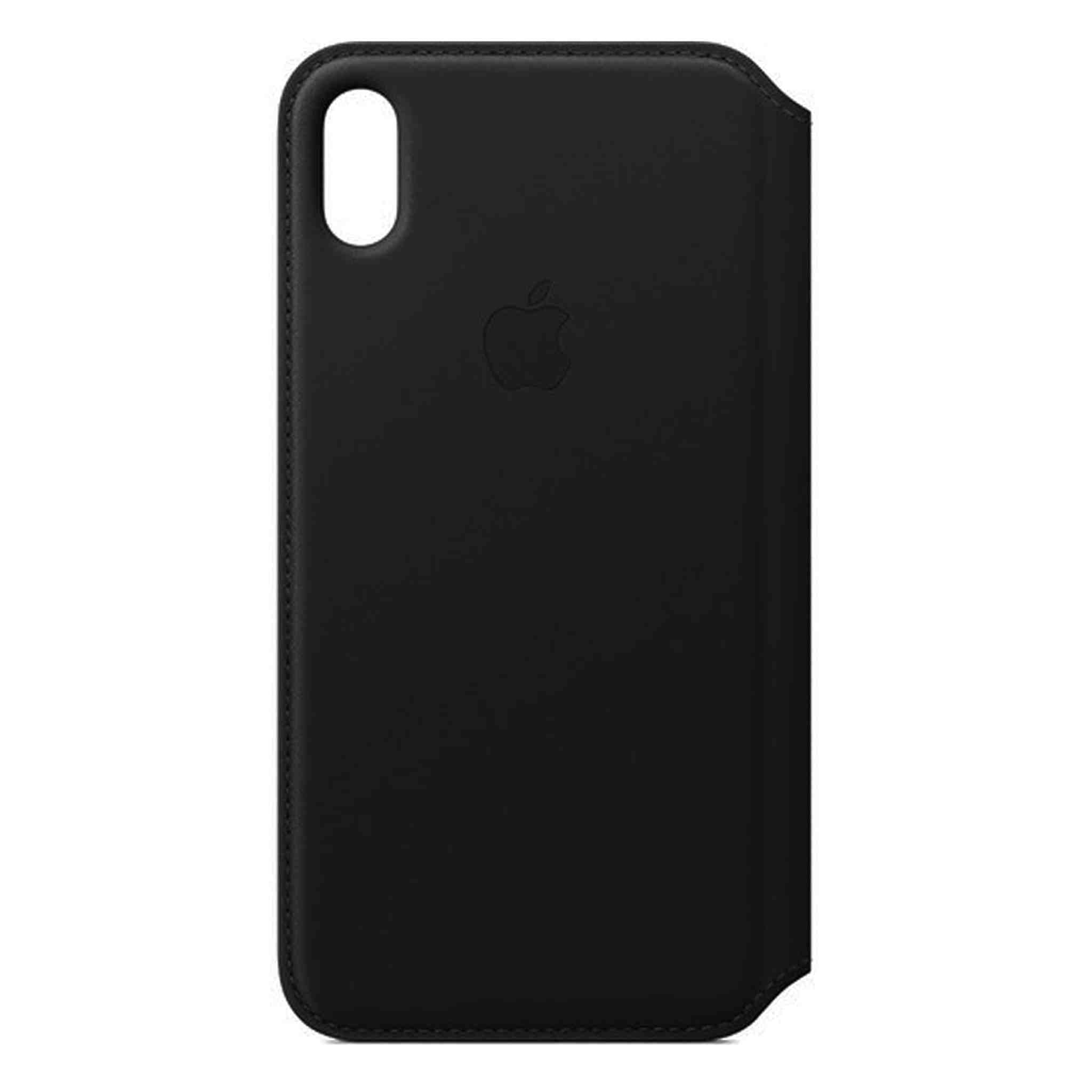 Apple Leather Folio for iPhone Xs Max - Black - Used Apple