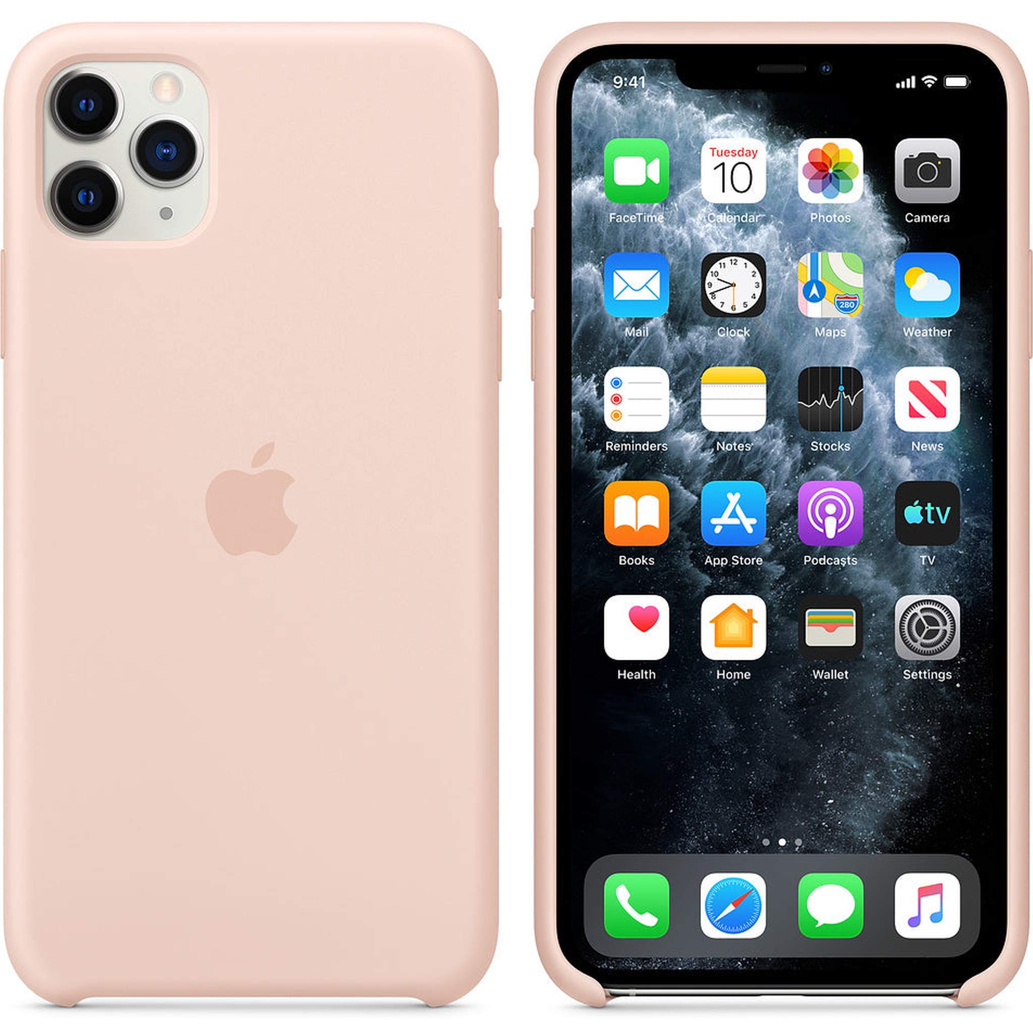 Apple Silicone Case for iPhone 11 Pro Max - Pink Sand - Used Apple