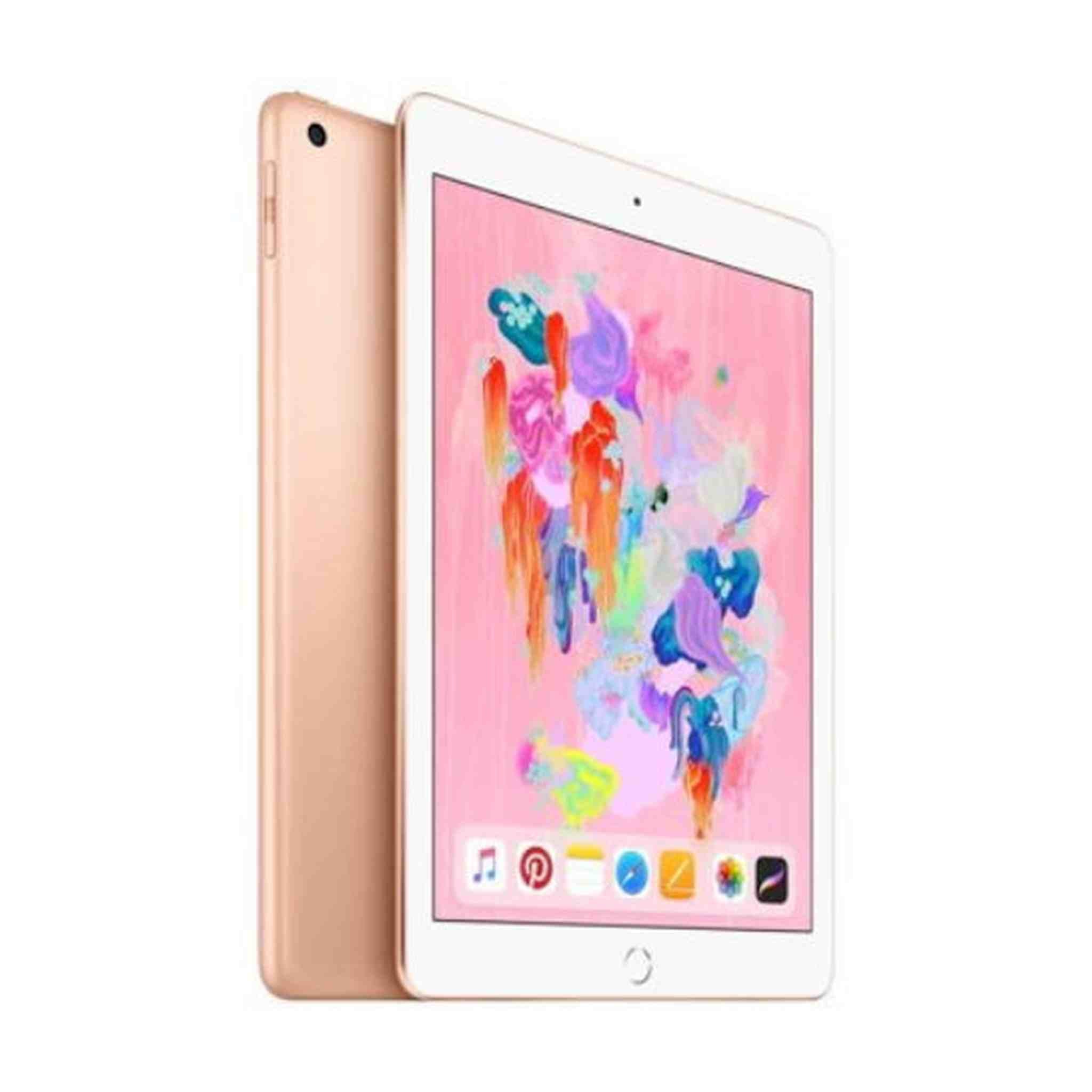 Apple 9.7" iPad Early 2018, 128GB, Wi-Fi + 4G LTE, Gold