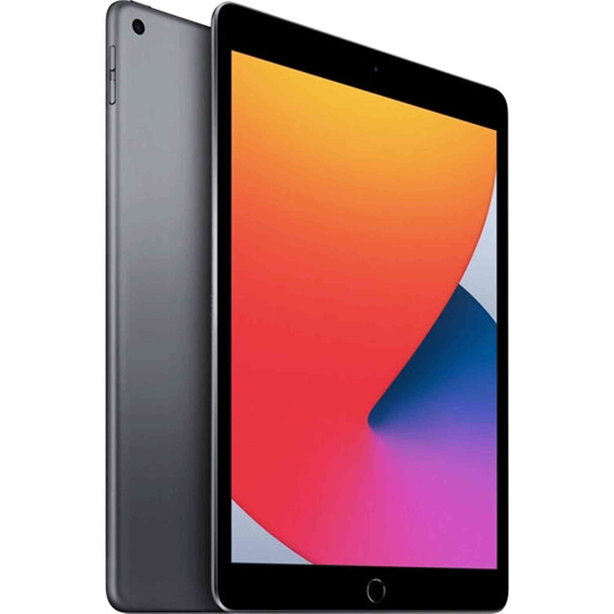 Apple iPad 10.2-inch, Wi-Fi, 128GB - Space Gray Latest Model, 8th Generation - Refurbished Apple