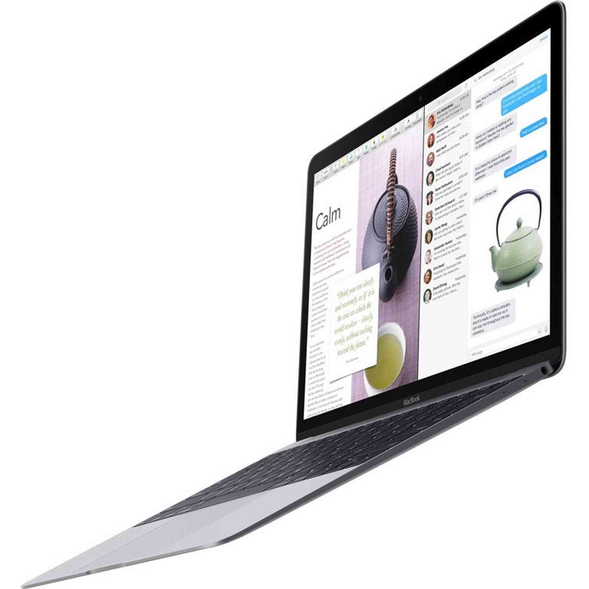 Apple 12" MacBook Mid 2017, Silver Spanish Keyboard MNYJ2E/A - Refurbished Apple