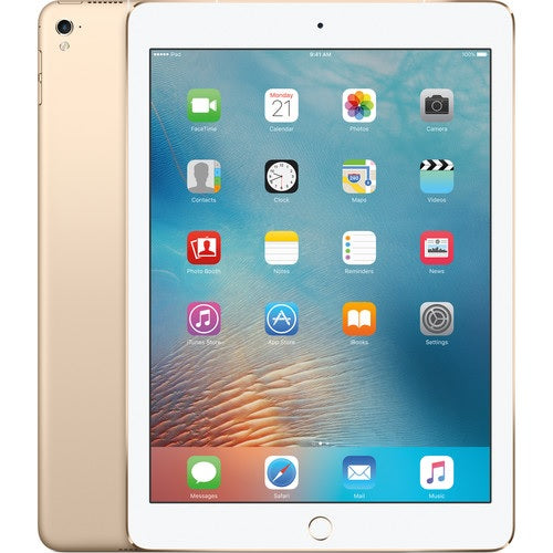 iPad Pro 9.7-inch (128GB, Wi-Fi + 4G LTE Cellular, Gold) MLQ52LL/A 2016 Model