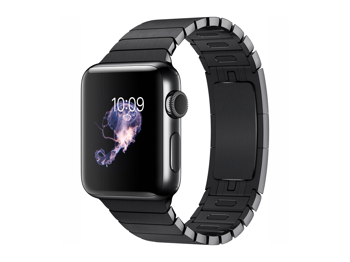 Apple Watch Series 2 38mm Smartwatch Space Black Stainless Steel Case, Space Black Link Band