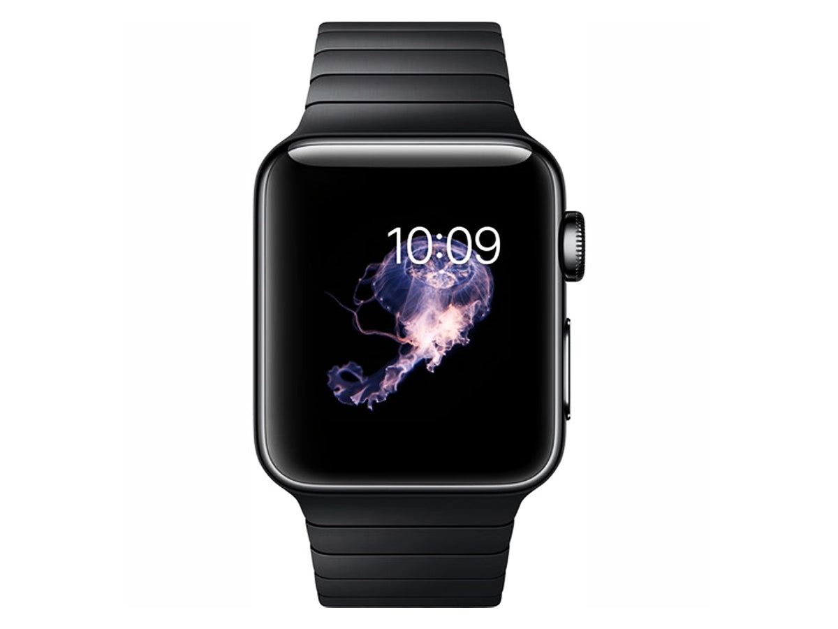 Apple Watch Series 2 38mm Smartwatch Space Black Stainless Steel Case, Space Black Link Band