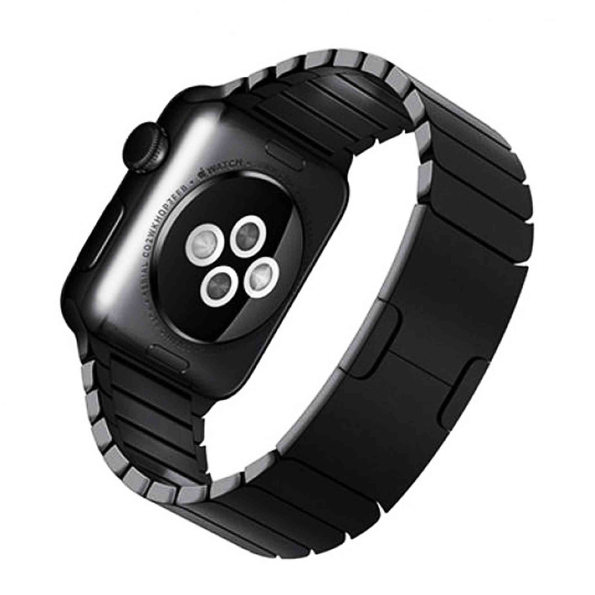 Apple Watch Series 2 38mm Smartwatch Space Black Stainless Steel Case, Space Black Link Band