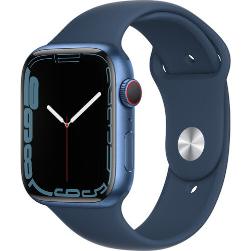 Apple Watch Series�7 GPS, 45mm Blue Aluminum Case with Abyss Blue Sport Band - Regular