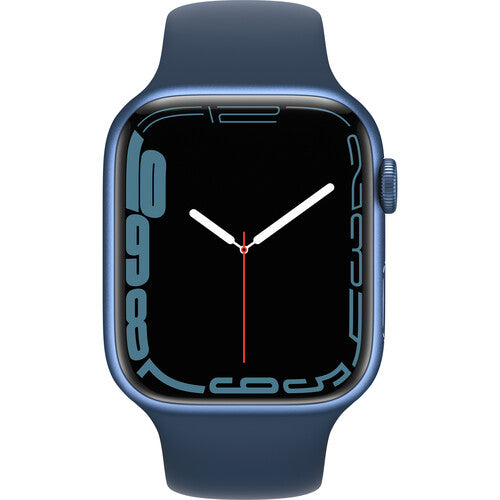 Apple Watch Series�7 GPS, 45mm Blue Aluminum Case with Abyss Blue Sport Band - Regular