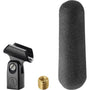 Audio-Technica AT875R Line Gradient Shotgun Condenser Microphone with 10 Ft XLR Cable, Windscreen, Protective Pouch, Stand Clamp, Threaded Adapter, and 6Ave Cleaning Kit