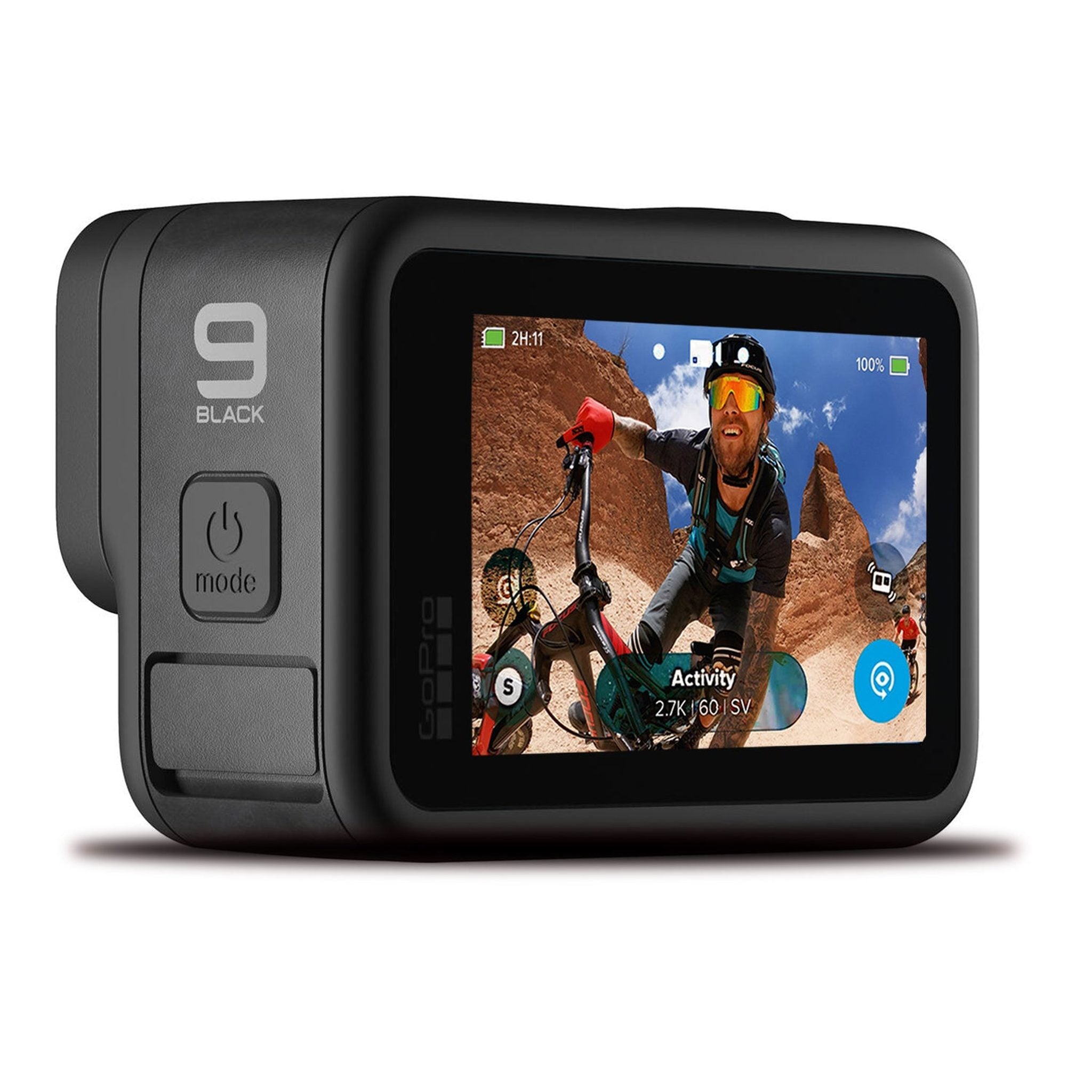 GoPro HERO9 Black - Waterproof Action Camera + 64GB Card and 2 Extra HERO9 Batteries GoPro