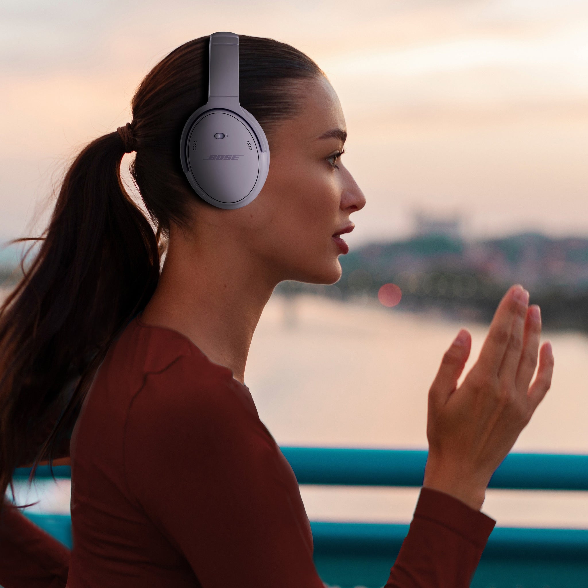 Bose QuietComfort Wireless Over-Ear Active Noise Canceling Headphones Bundle Bose
