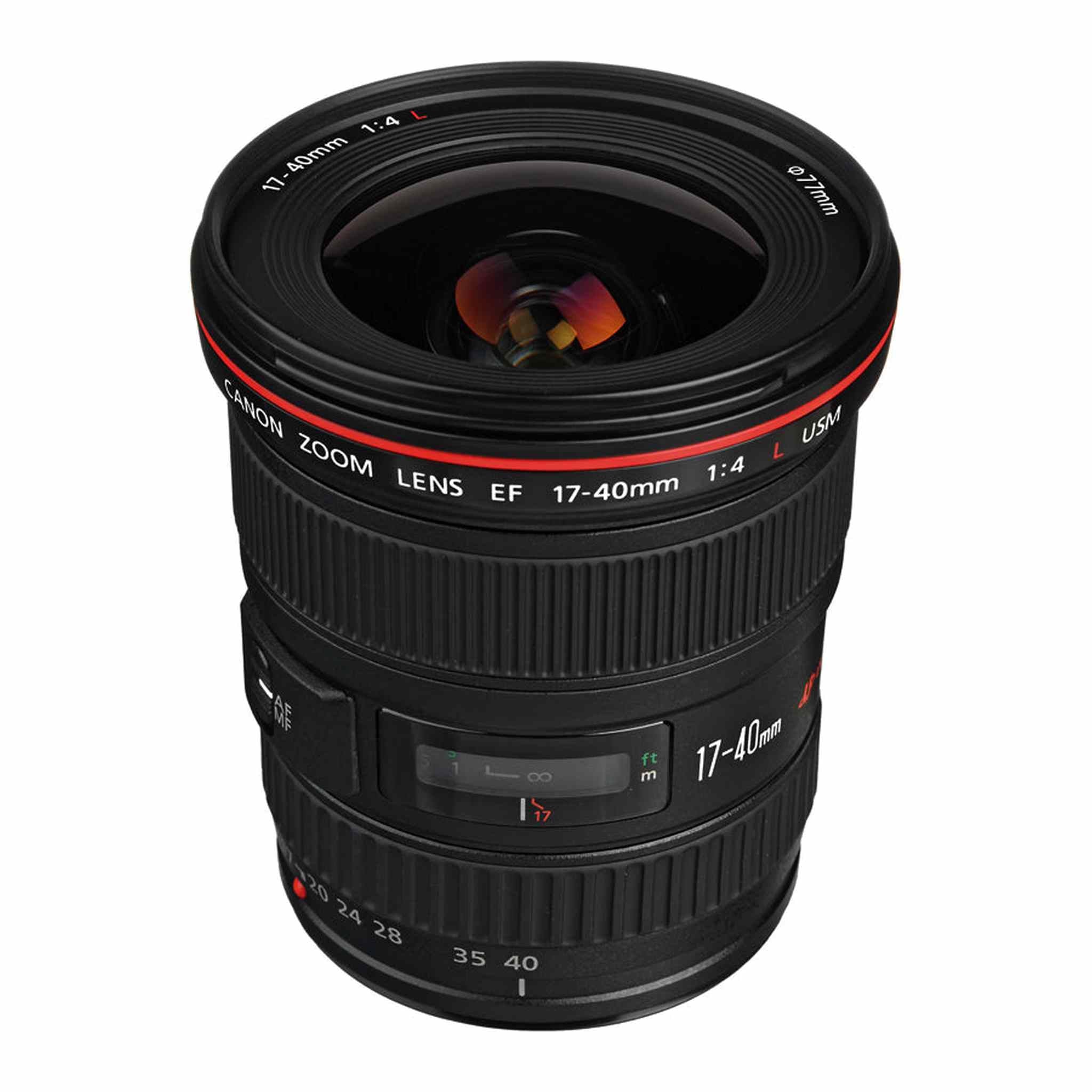Canon EF 17-40mm f/4L USM Ultra Wide Angle Zoom Lens for Canon SLR Cameras - White Box Bulk Packaging Canon