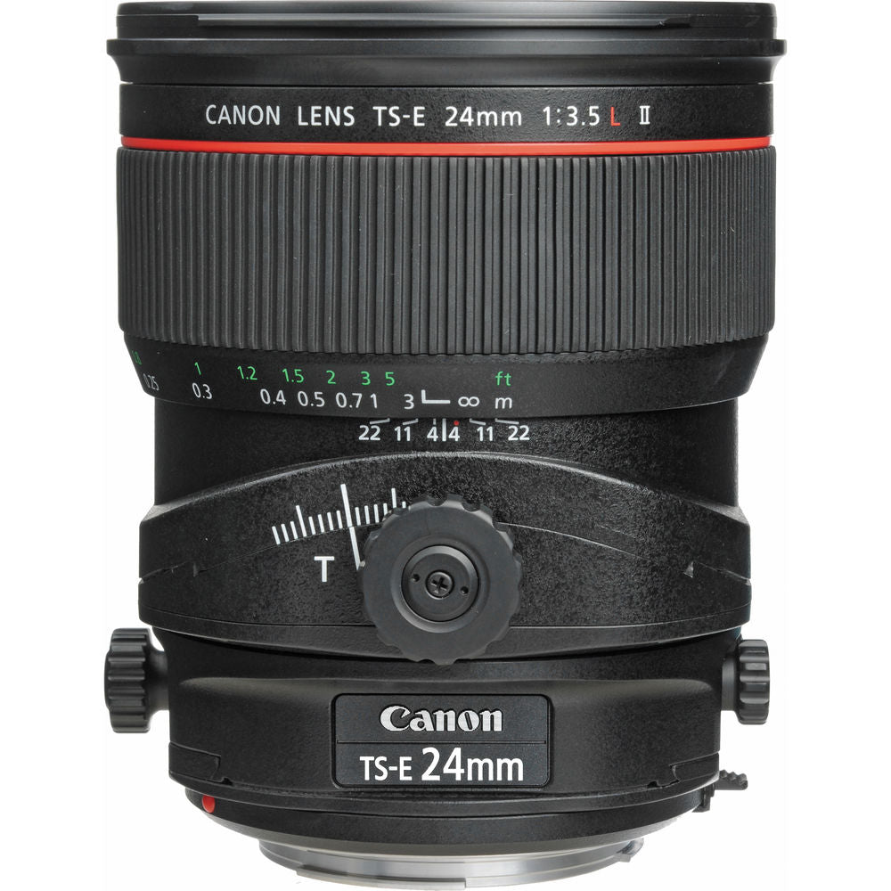 Canon TS-E 24mm f/3.5L II Tilt-Shift Lens  with BONUS Bundle | Memory | Backpack | Monopod | Cleaning Kit | Intl Model