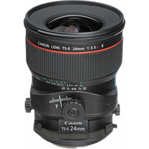 Canon TS-E 24mm f/3.5L II Tilt-Shift Lens with BONUS 128GB Memory Card and Canon Carrying Case Combo Special Intl Model International Model