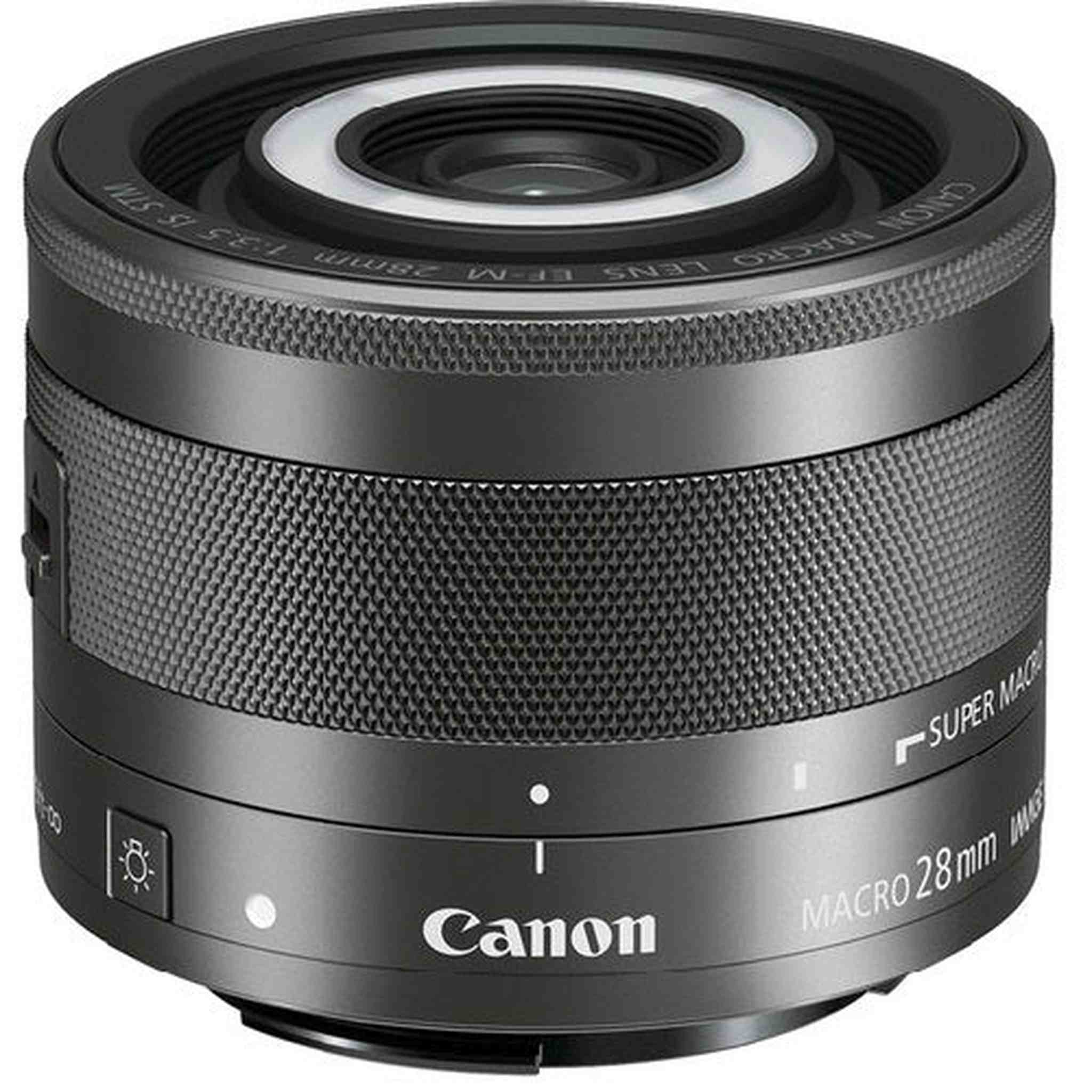 Canon EF-M 28mm f/3.5 Macro is STM Lens International Model-No Warranty