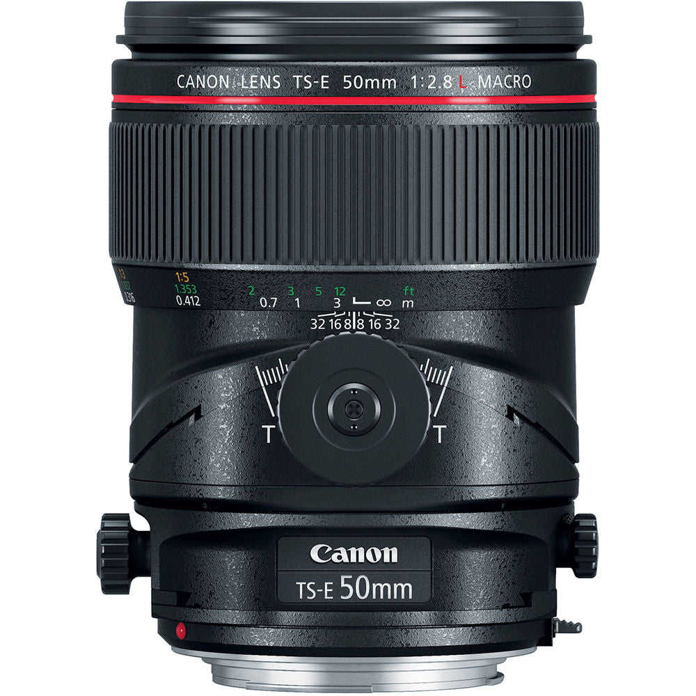 Canon TS-E 50mm f/2.8L Macro Tilt-Shift Lens with BONUS 128GB Memory Card and Canon Carrying Case Combo Special Intl Model