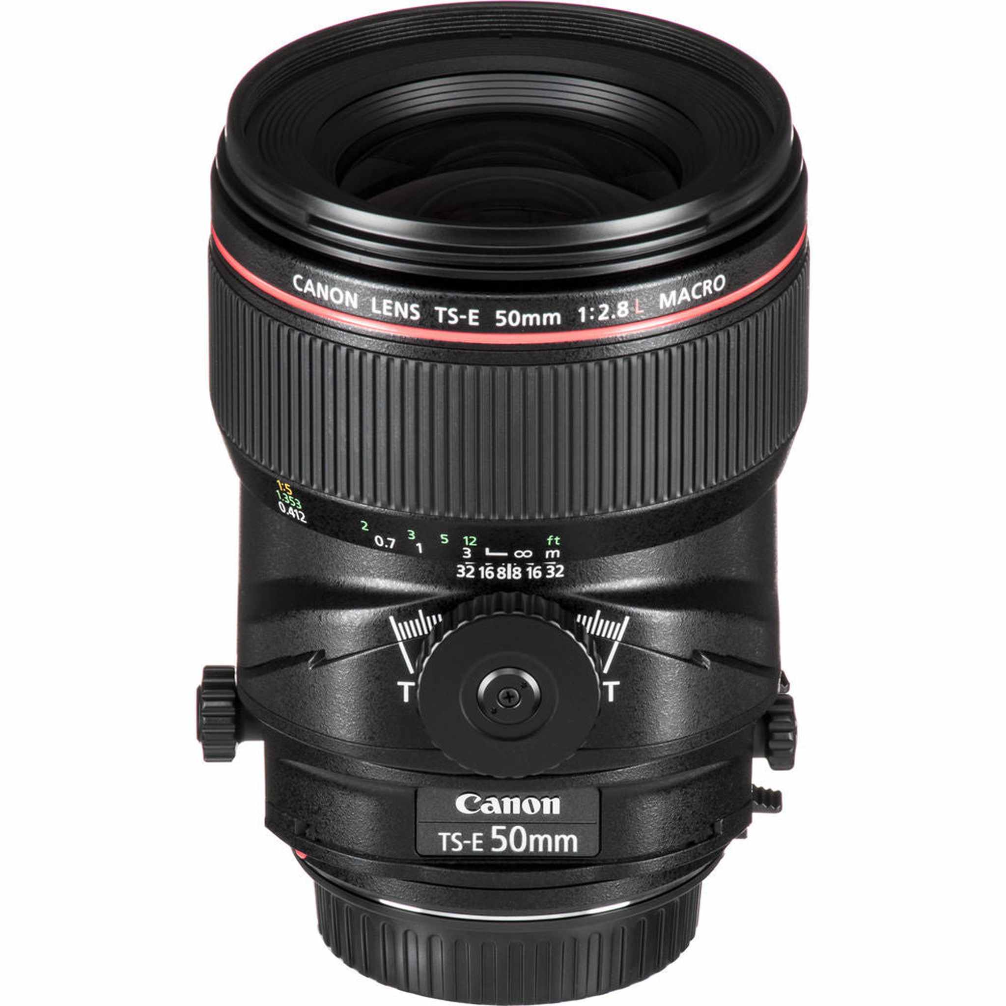 Canon TS-E 50mm f/2.8L Macro Tilt-Shift Lens with BONUS 128GB Memory Card and Canon Carrying Case Combo Special Intl Model