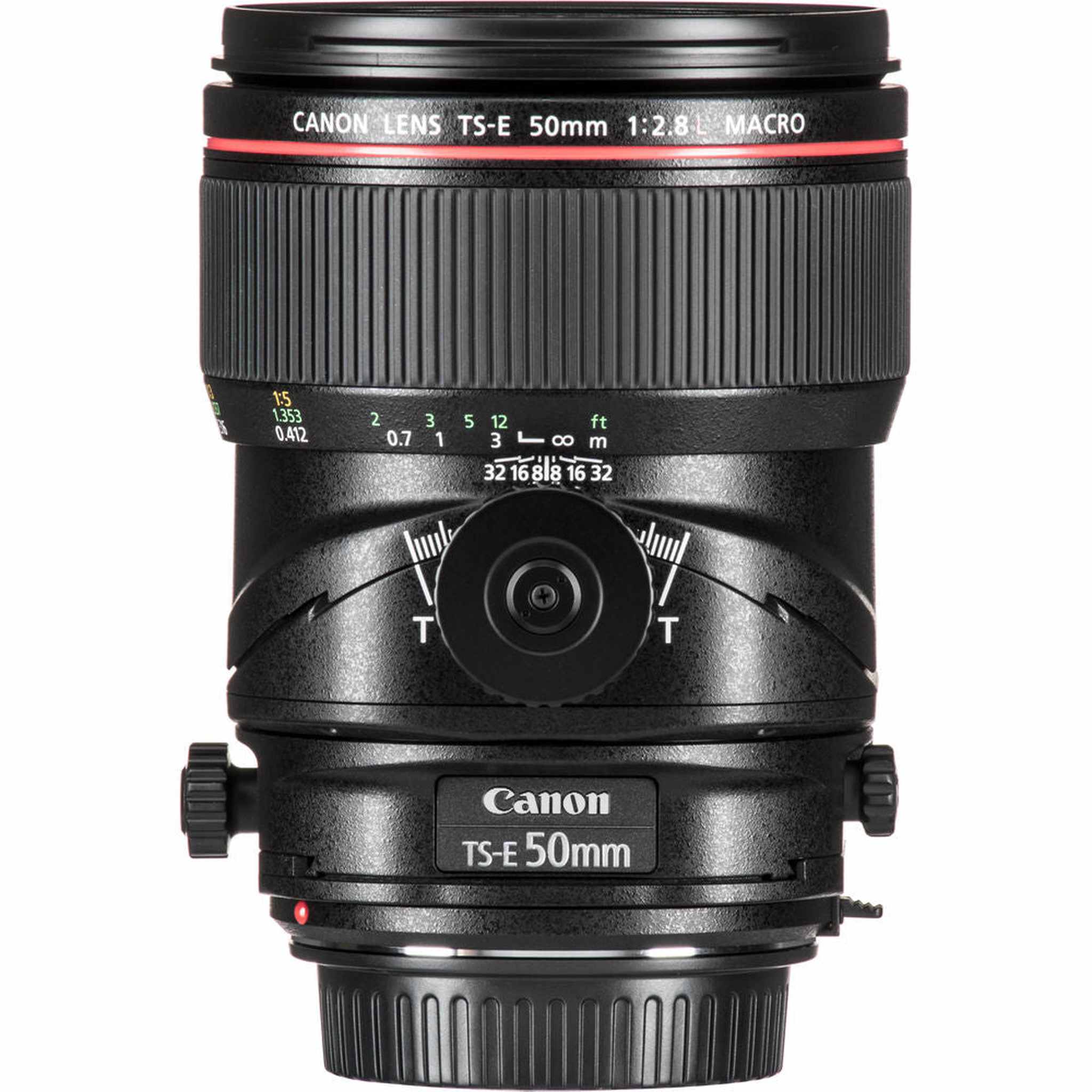 Canon TS-E 50mm f/2.8L Macro Tilt-Shift Lens with BONUS 128GB Memory Card and Canon Carrying Case Combo Special Intl Model