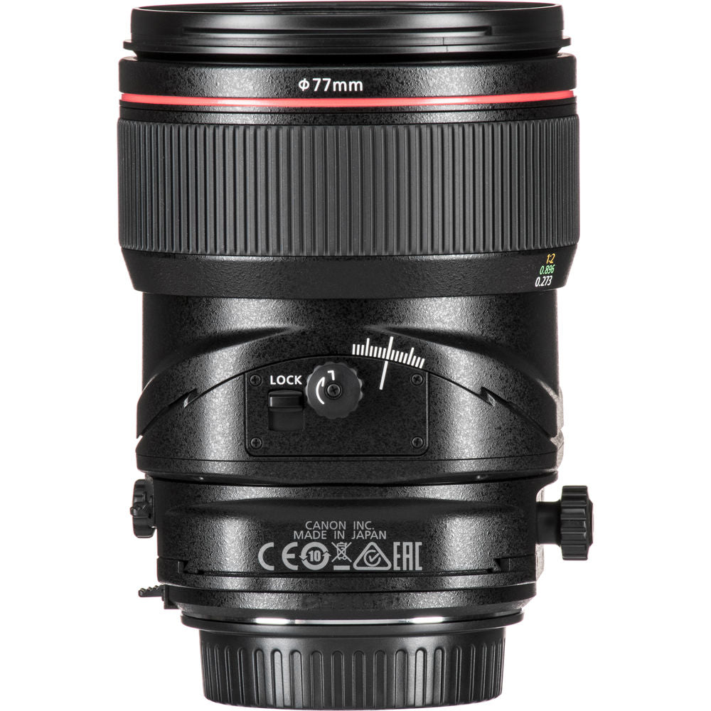Canon TS-E 50mm f/2.8L Macro Tilt-Shift Lens with BONUS Bundle | Memory | Backpack | Monopod | Cleaning Kit | Intl Model