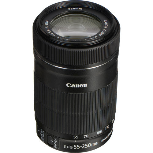 Canon EF-S 55-250mm f/4-5.6 IS STM Telephoto Zoom Lens International Version (No Warranty)