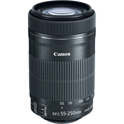 Canon EF-S 55-250mm f/4-5.6 IS STM Telephoto Zoom Lens International Version (No Warranty)