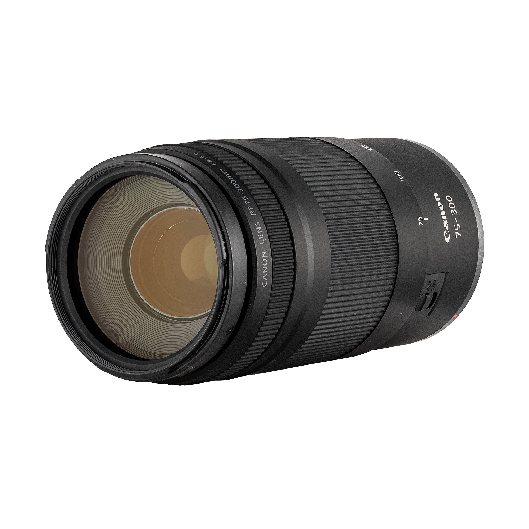 Canon RF 75-300mm F4-5.6 Lens + 58mm 3 PC Filter Kit + Large Lens Case + More Bundle