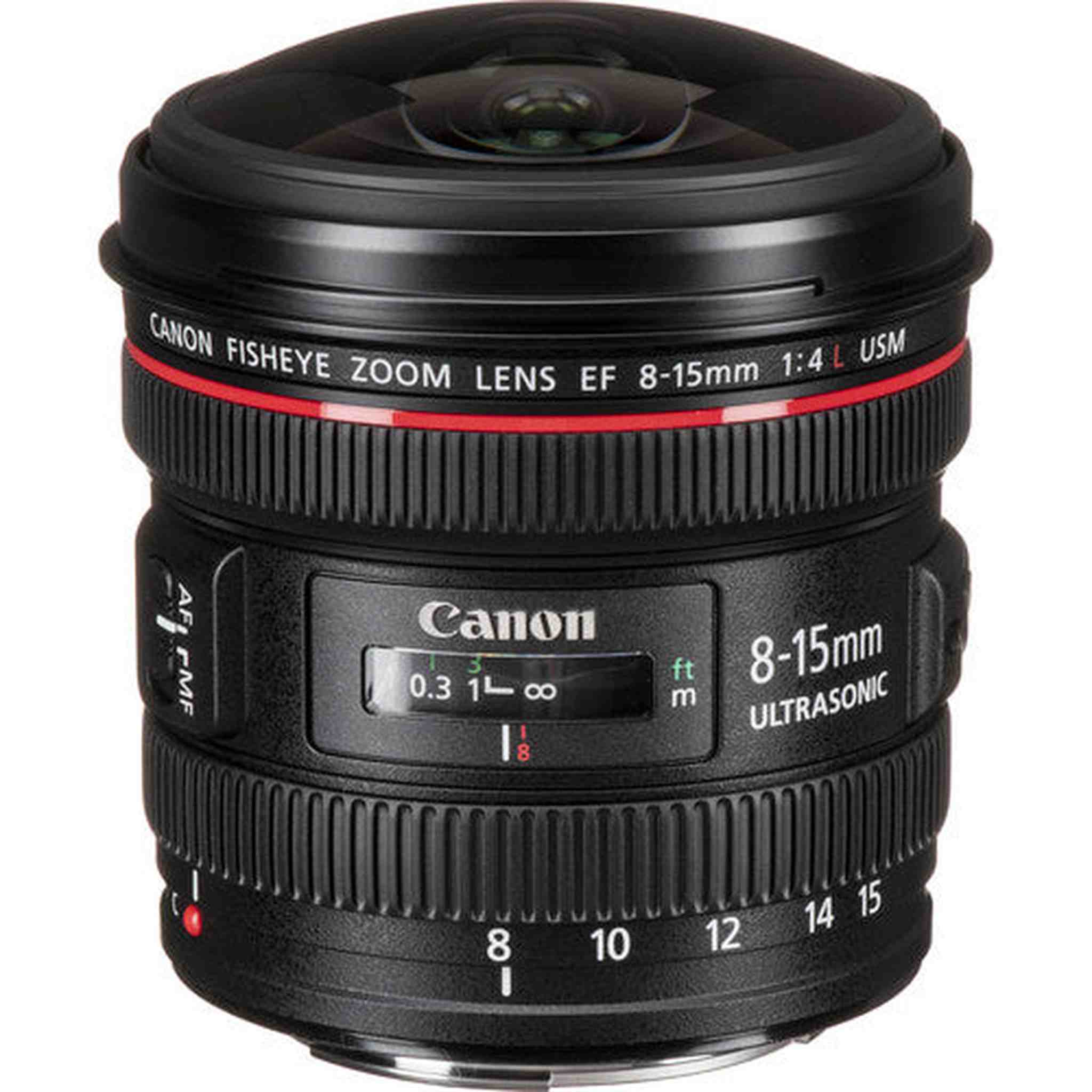 Canon EF 8-15mm f/4.0 L USM Fisheye Zoom Lens - 6th Ave Electronics